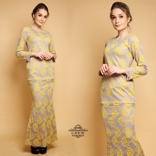 MINAZ RAYA 2020  BAJU  KURUNG  LACE Shopee Malaysia 