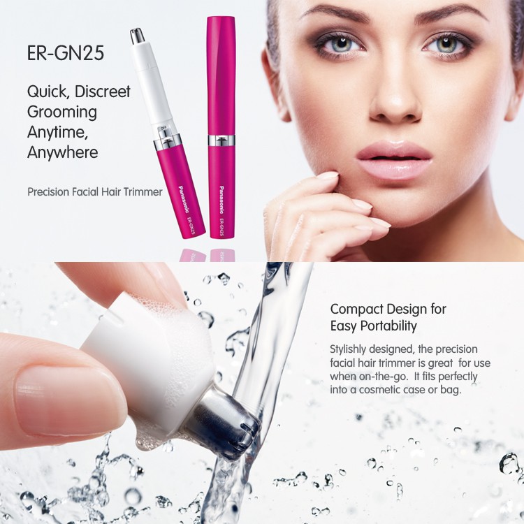 Panasonic Etiquette Ladies Precision Facial Hair Trimmer Er Gn25