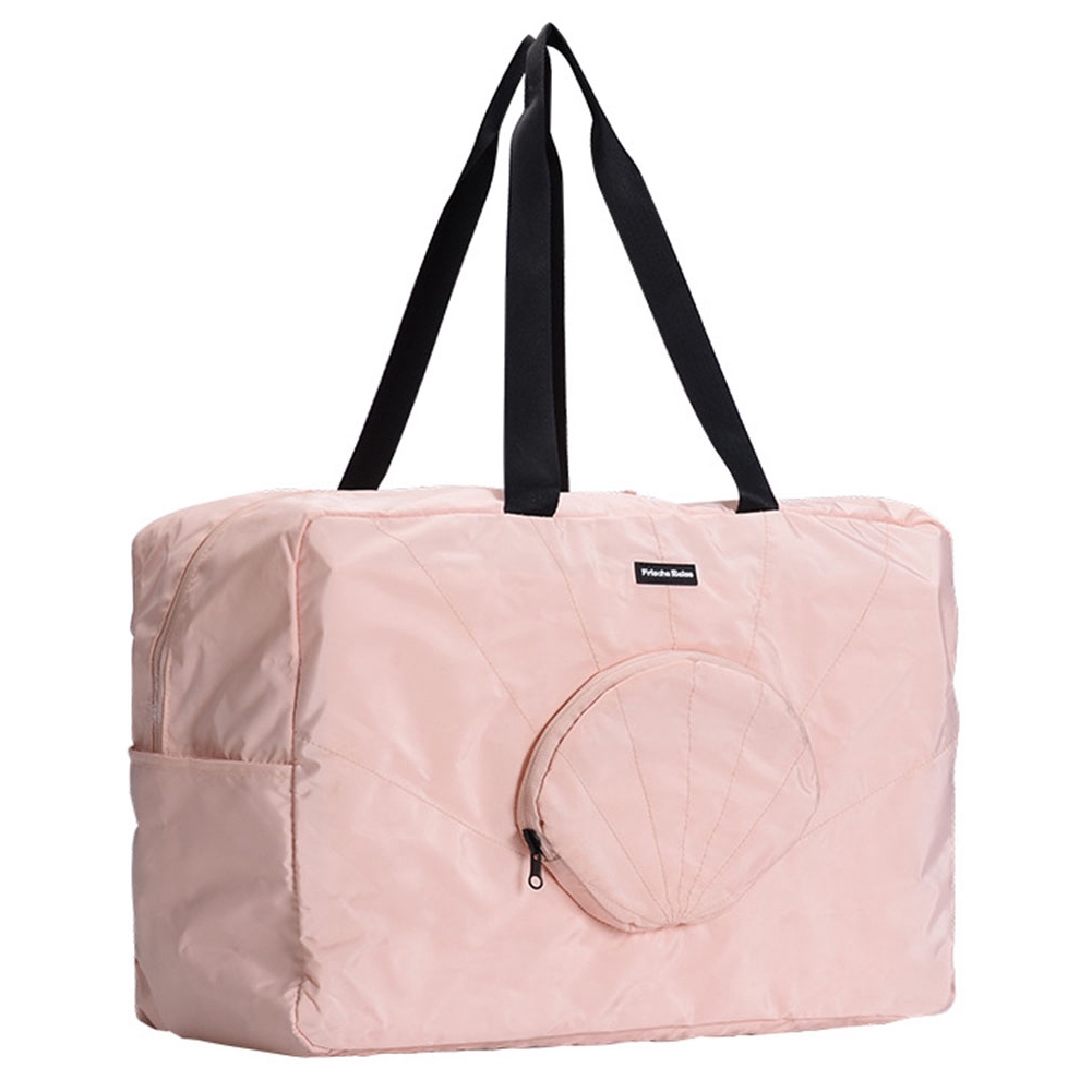 Sunflower Floral Pattern Travel Lightweight Waterproof Foldable Storage Carry Luggage Duffle Tote Bag Large Capacity In Trolley Handle Bags 6x11x15 Inch