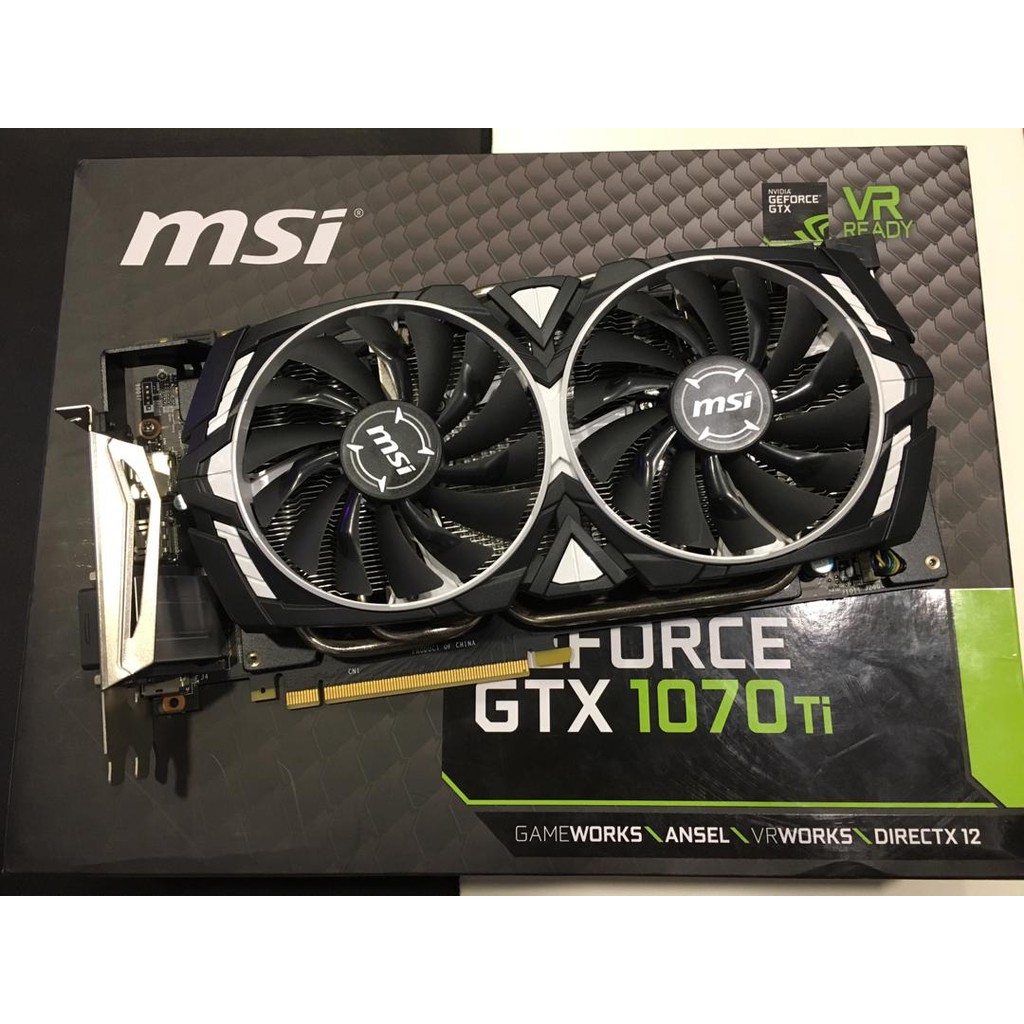 Msi Gtx 1070ti 8gb Armor Gtx 1070 Ti Shopee Malaysia