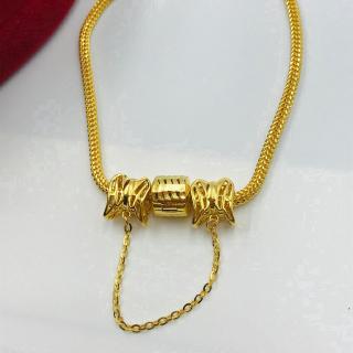 Safety Chain untuk Gelang  Emas  Pandora  Emas  916 Shopee 