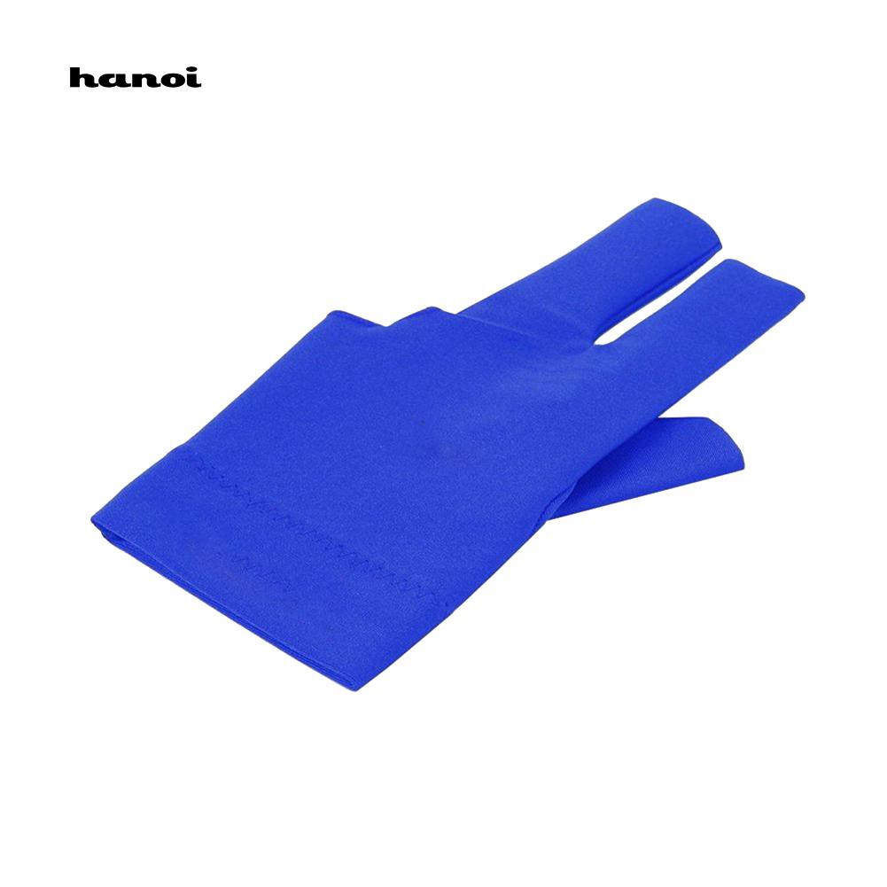 HN1Pc Billiard Elastic Anti-slip Snooker Cue Pool Shooters Three Fingers Gloves Tool