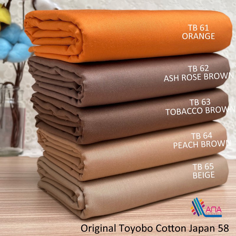 TB61 TB70 Kain  Pasang Original Toyobo Cotton Japan Cotton 