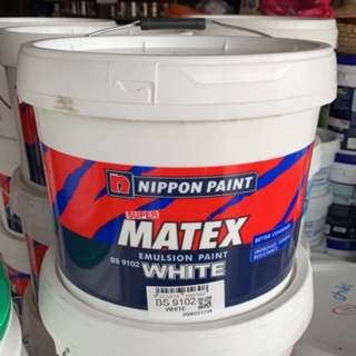 NIPPON Paint Super Matex 7L Cat  Putih  Cat  Kapur 