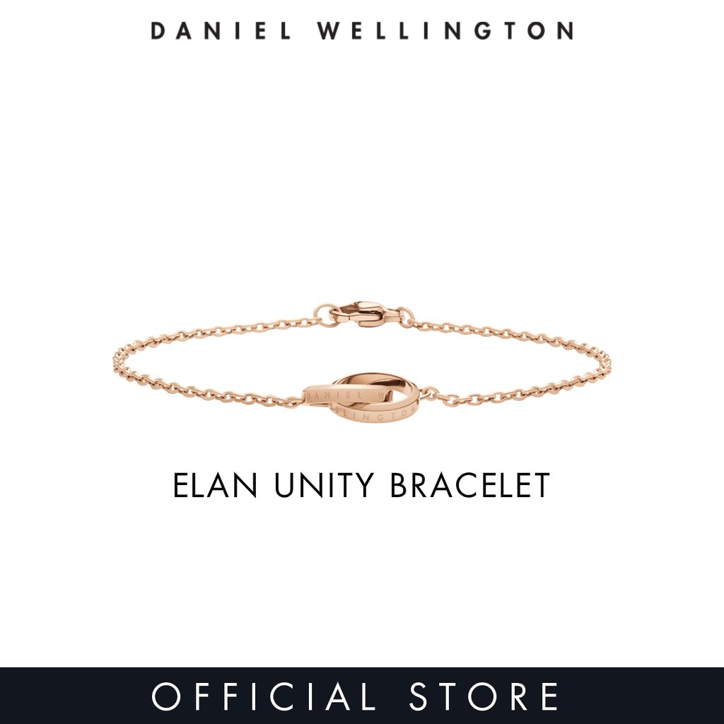 Daniel Wellington Elan Unity Bracelet Rose Gold - Bracelet for Women and Men - Unisex - Chain bracelet - Jewelry collection - jam tangan perempuan - jam tangan lelaki