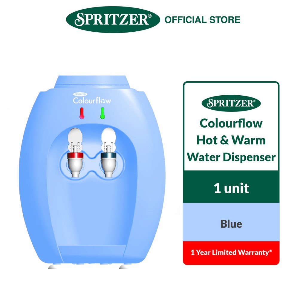 Spritzer Colourflow Hot & Warm Water Dispenser (Blue)