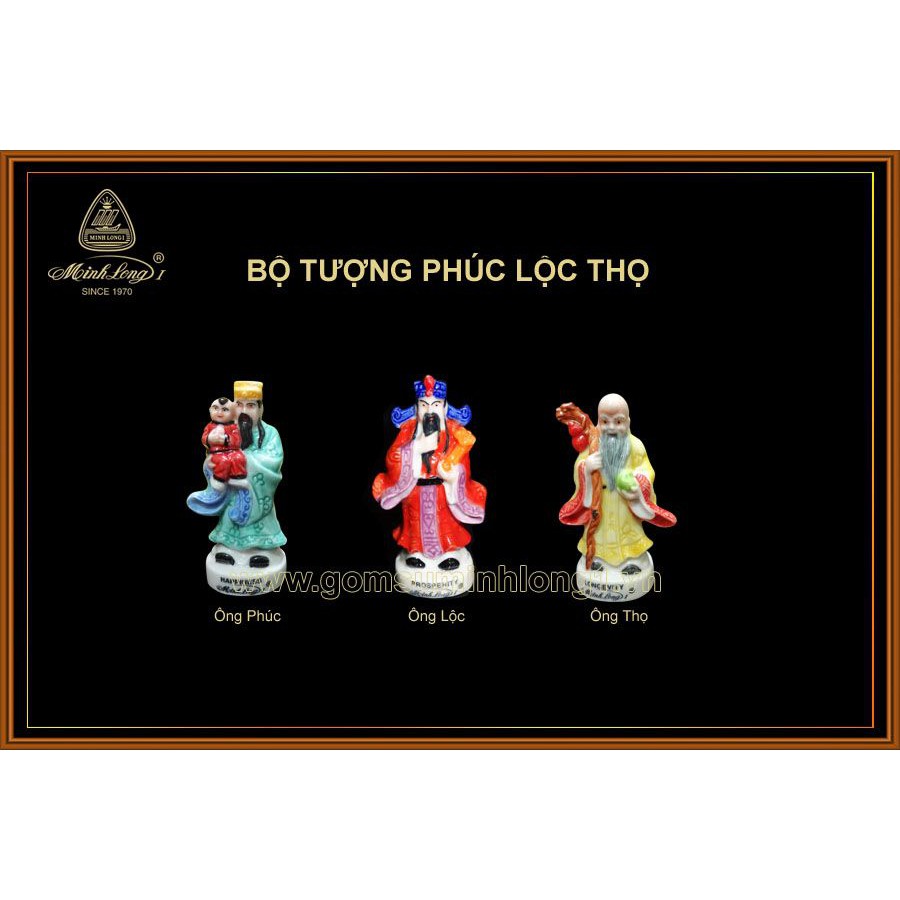 Phuc Loc Tho statue set to decorate rockery,