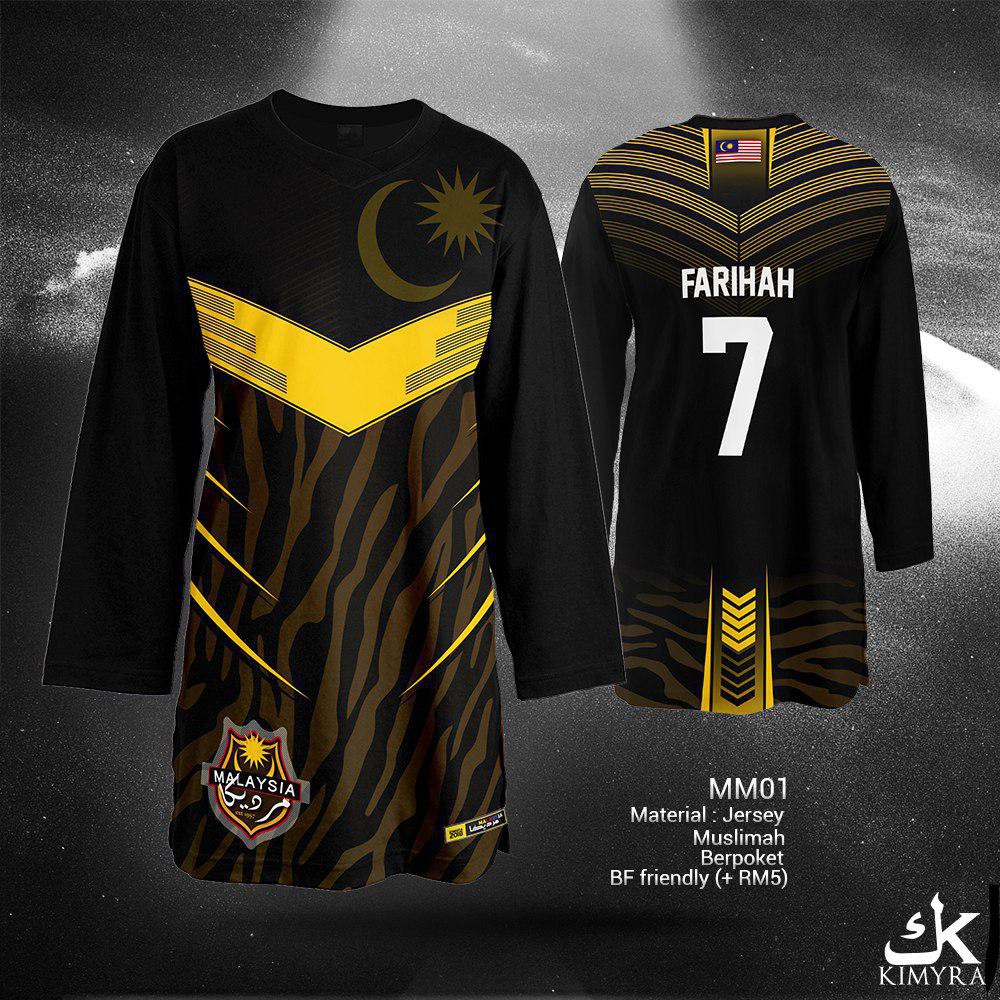 Paling Keren Design Baju Jersey Muslimah