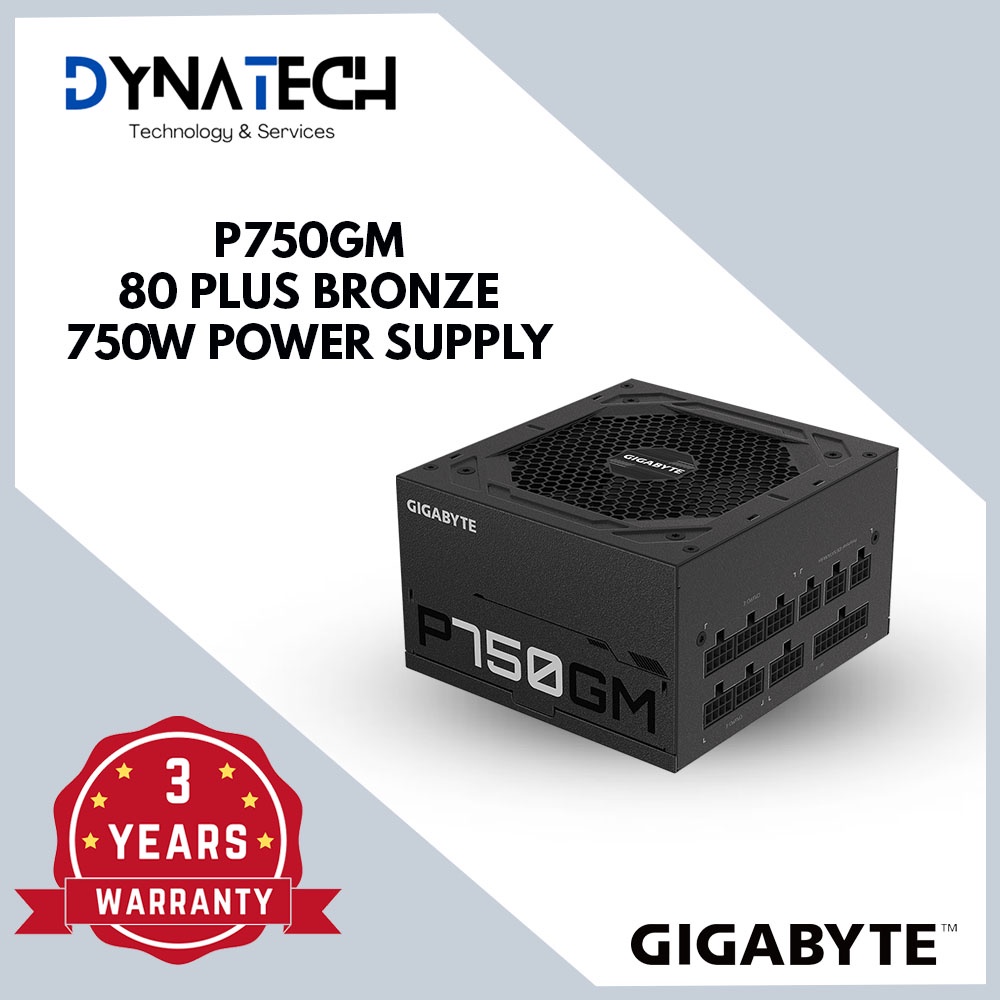 GIGABYTE P750GM 80+ GOLD FULLY MODULAR POWER SUPPLY GPP750GM