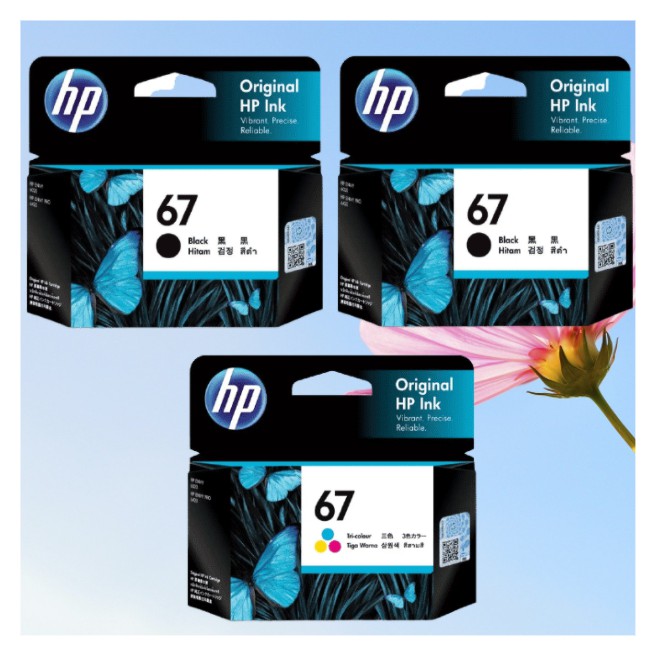 hp ink 67 black and color