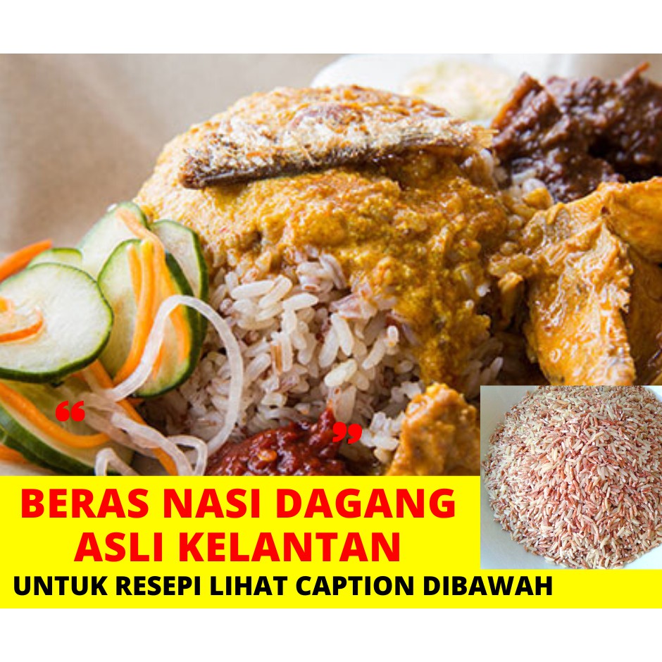 Ready Stock Beras Nasi Dagang Asli Kelantan 1kg Malaysia