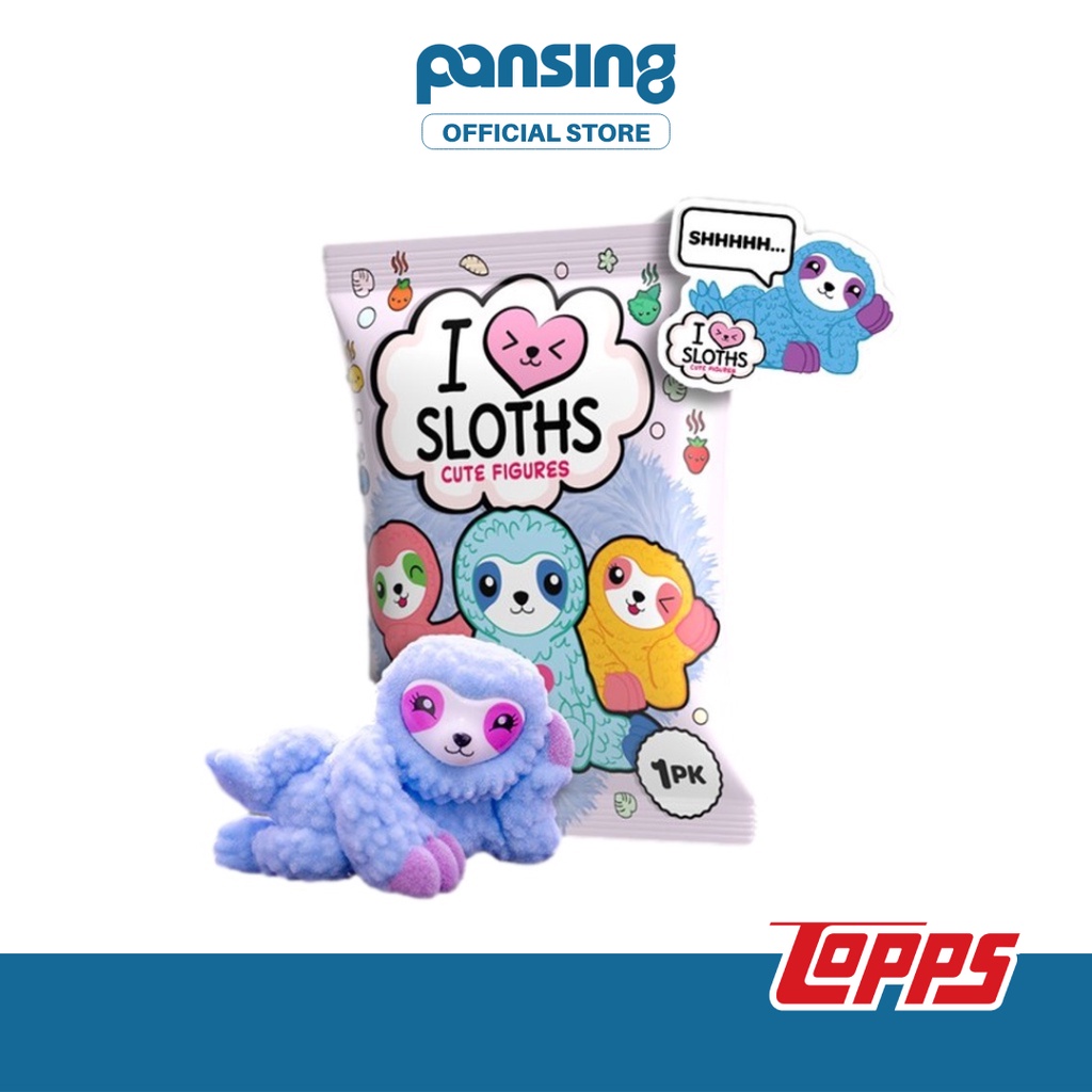 TOPPS I Love Sloths Cute Figurine - Blind Box (1 per pack) | Shopee