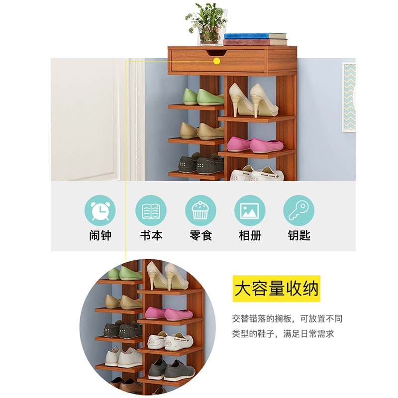 Zt Shoe Rack Multi Economic Layer Simple Household Door Provincial Space Individual Simple Dormitory Small Shoe Cabinet Shopee Malaysia