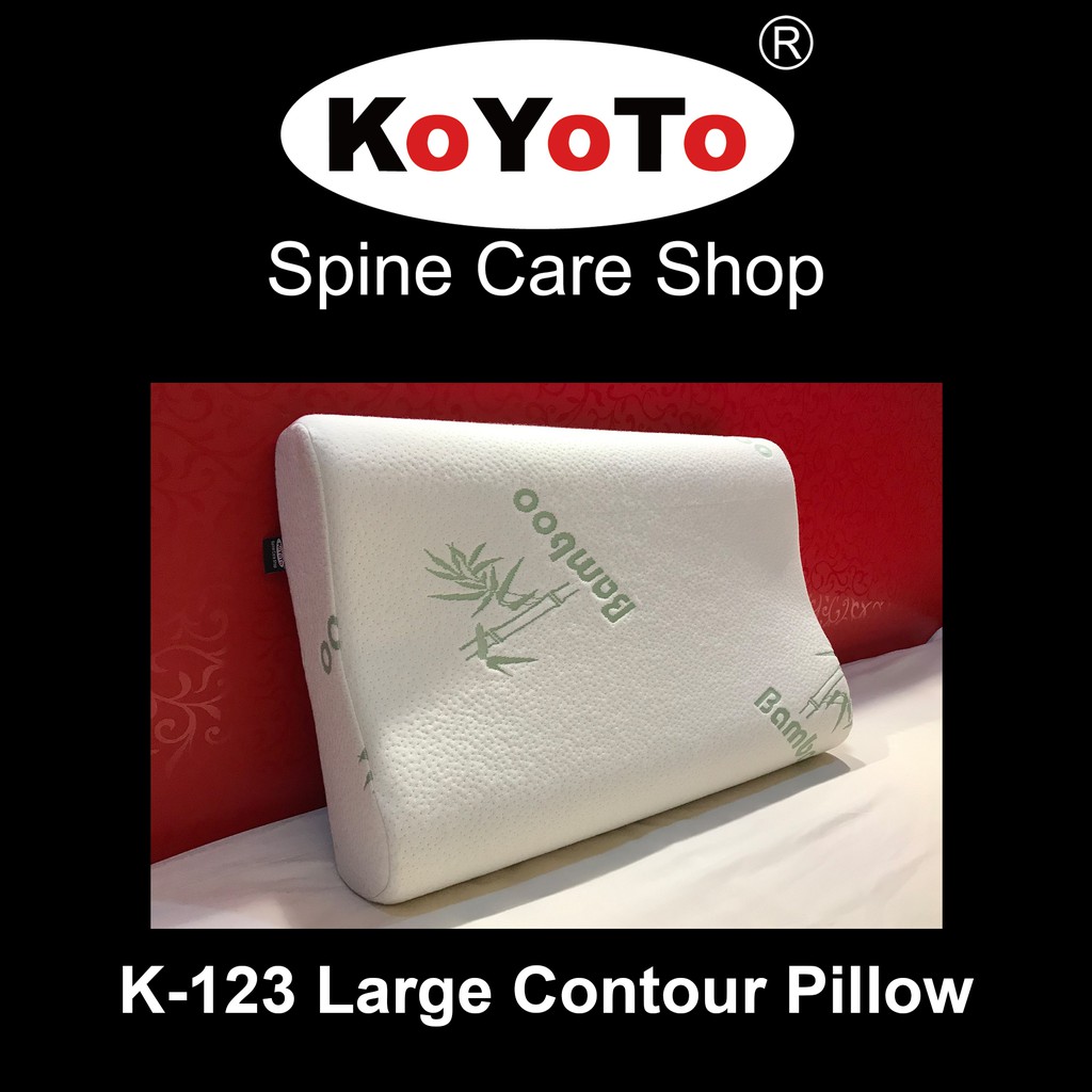 KOYOTO K-123 Large Size Wave Shape Contour Pillow Memory ...