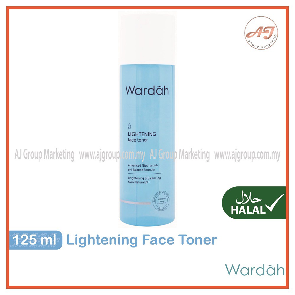 Wardah Lightening Face Toner (125ml) | Shopee Malaysia