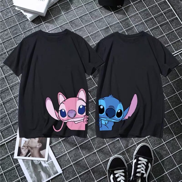 stitch couple t shirt