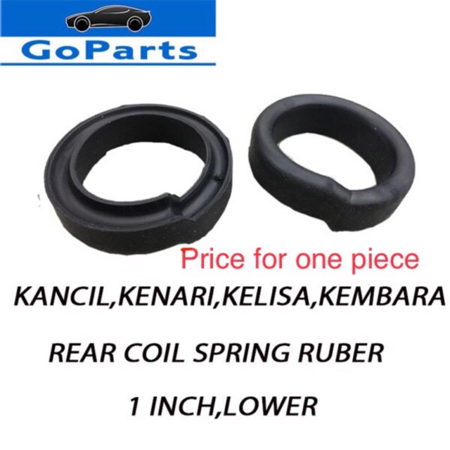 KANCIL / KENARI / KELISA / KEMBARA REAR COIL SPRING RUBBER 1 INCH