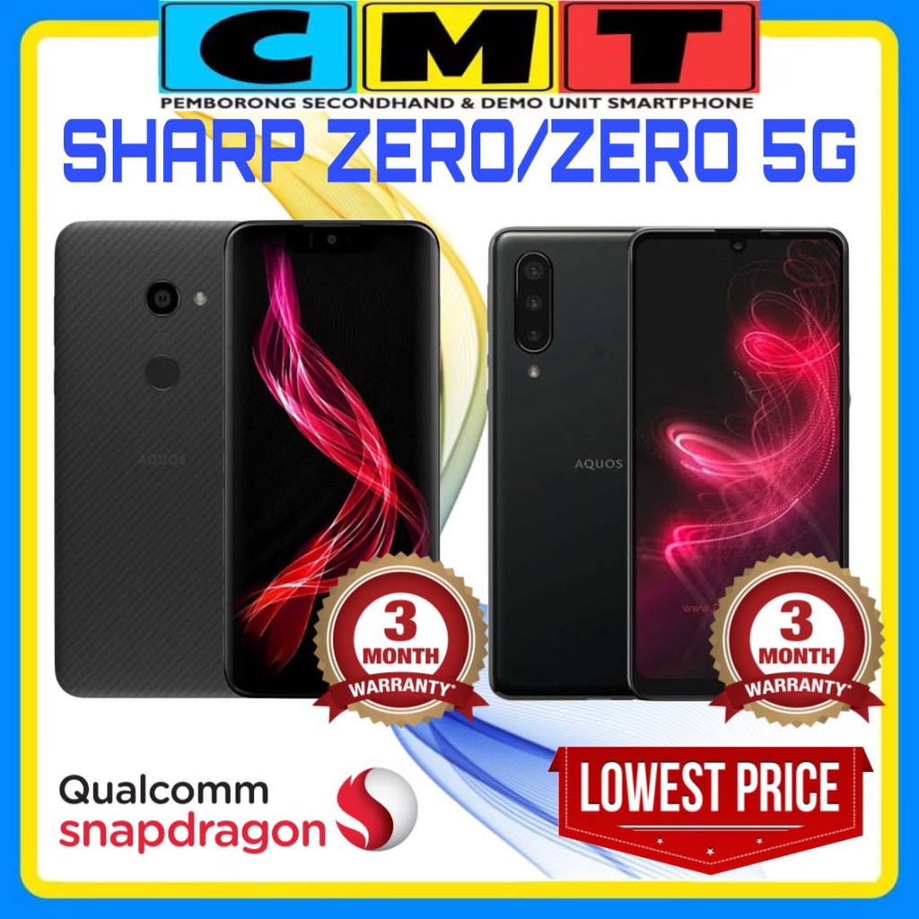 [READY STOCK] SHARP AQUOS ZERO, ZERO 5G BASIC Snapdragon Gaming ...