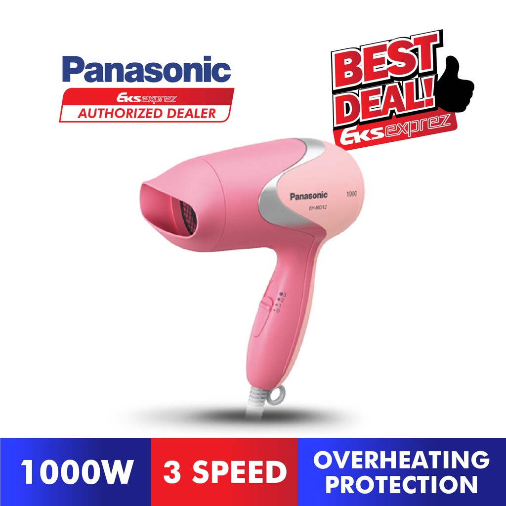 Panasonic Compact Hair Dryer (1000W) EH-ND12-P655