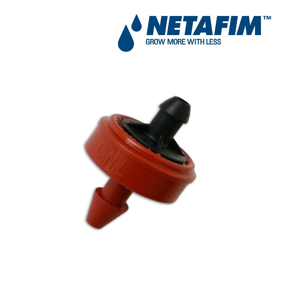 NETAFIM [100/200/500 UNIT] PCJ LCNL DRIPPER 2.0L/H BARB PRESSURE