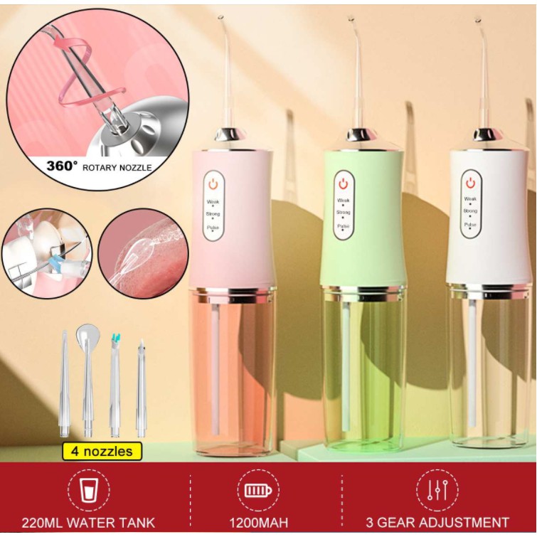 Powerful Water Flosser Water Jet Dental Flosser Oral Irrigator Water Jet Floss Dental Floss
