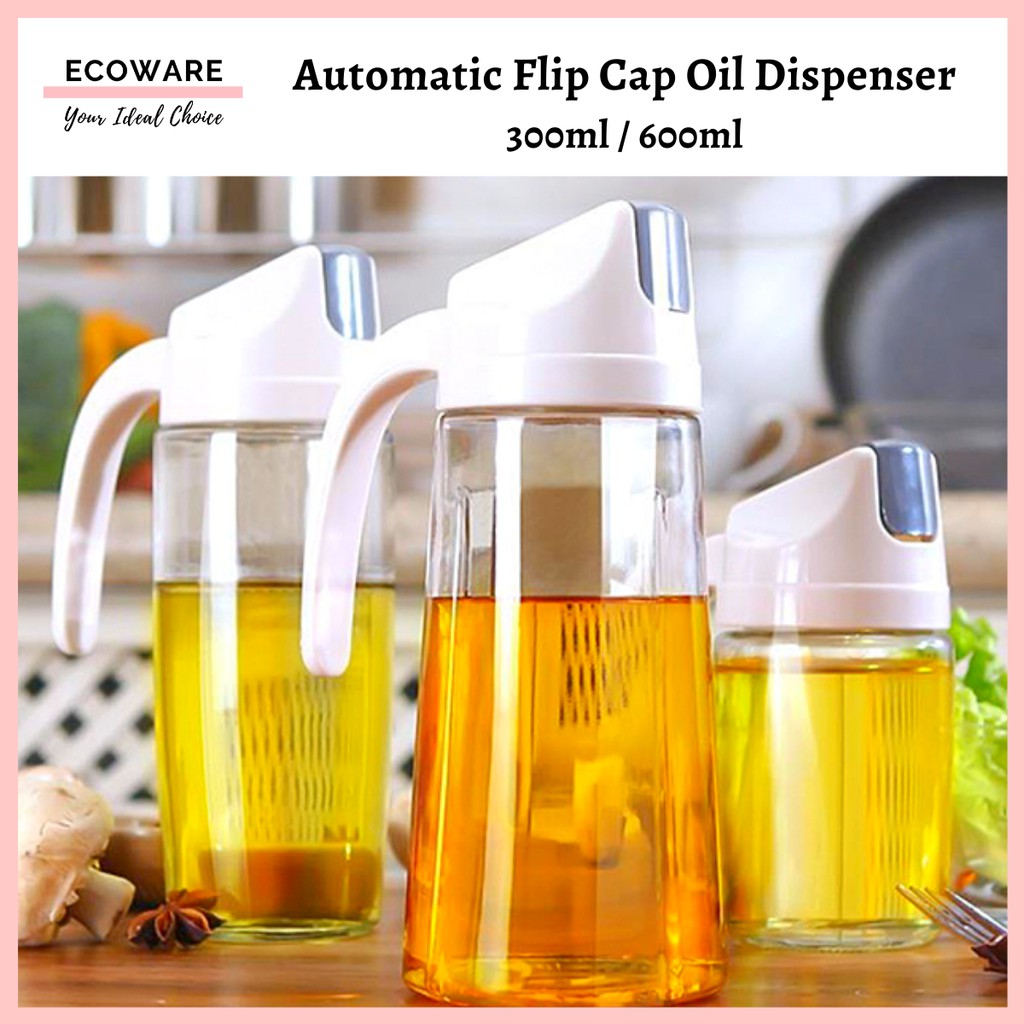 Cooking Seasoning Oil Vinegar Bottle Dispenser Glass Sauce Bottle / Oil Dispenser / Botol Minyak / Kitchen Tools