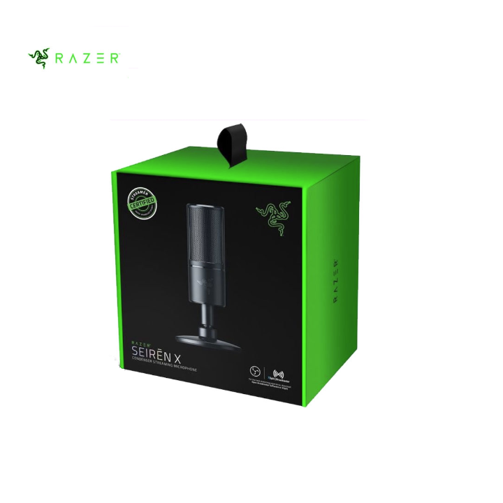 Razer Seiren X Usb Microphone Black White Pink Shopee Malaysia