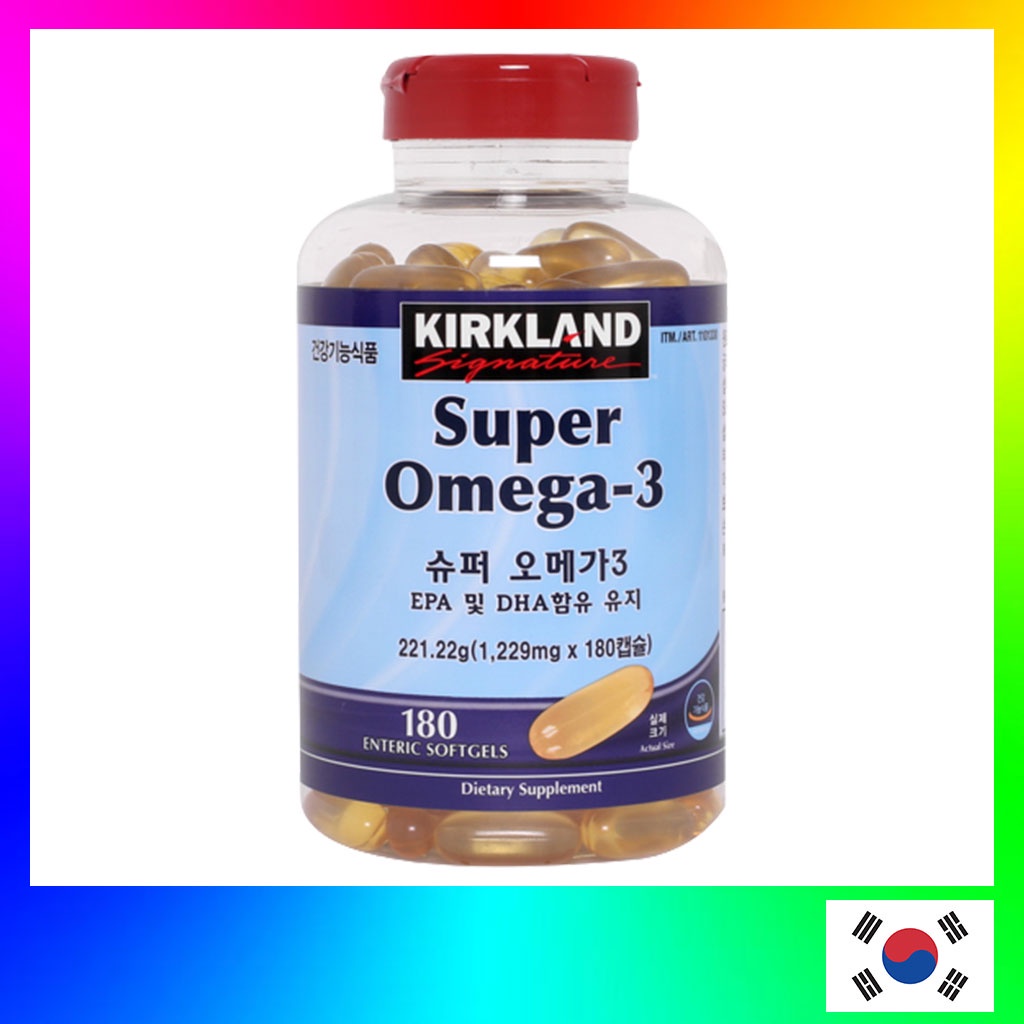 Kirkland Signature Super Omega3 1229mg x 180 capsules Shopee Malaysia