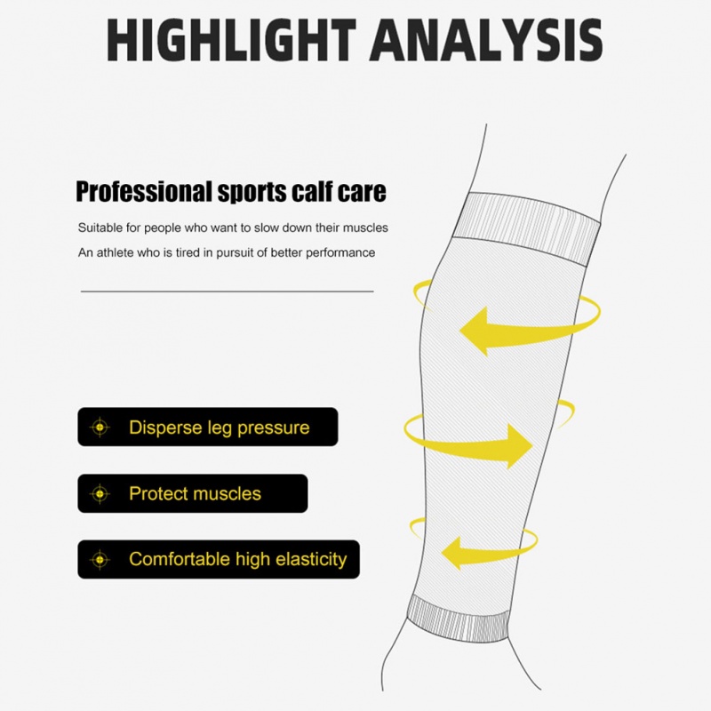 Purpose Multi Men's Leg Warmers Basketball Football Sports Socks Adult Shin Guard Calf Children's Brace Calcetines Ho... - Image 3