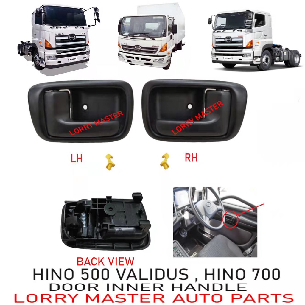J05S08 DOOR INNER HANDLE HINO VALIDUS 500 SERIES , HINO 700 里面开门手,PINTU BUKA DALAM