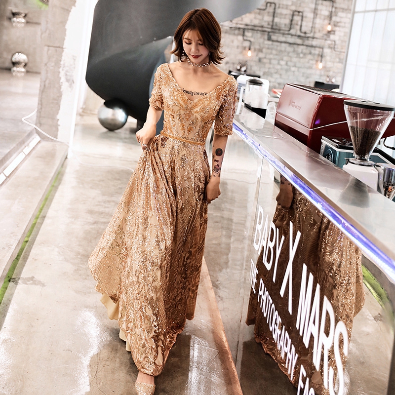 Elegant Luxury Dinner Bridal Wedding Dresses For Women Girl Ceremony