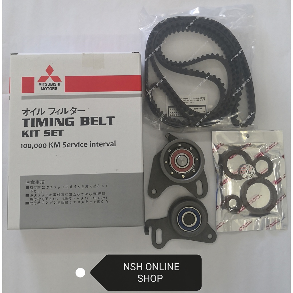 Timing Belt Kit Set for Mitsubishi Pajero 4D56 (Turbo) Storm L200 Triton Lite 4X2 (100,000KM
