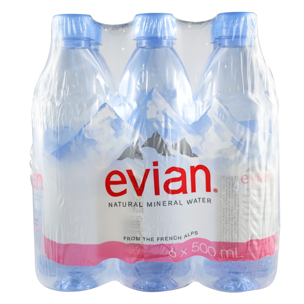 Evian Mineral Water Prestige Multipack (6 x 500ml) | Shopee Malaysia