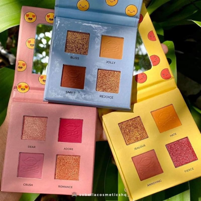 Emoshadow Eyeshadow Pallete Sobella Shopee Malaysia