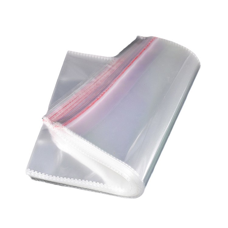 100PCS/Pack Transparent Mask Clothing Packing Bag Self Adhesive Plastic Bag OPP Storage Bag