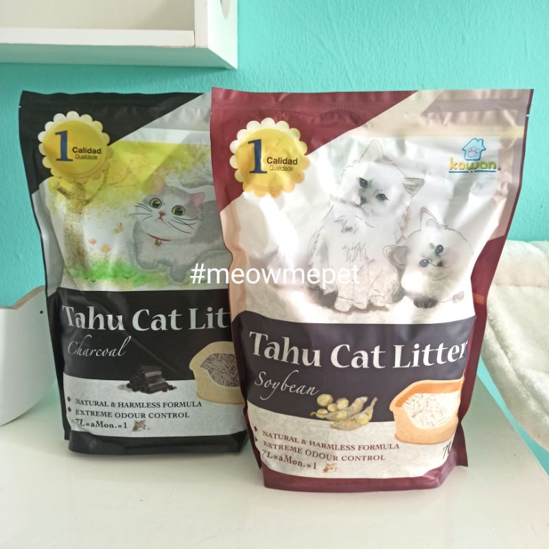 Kawan Tofu Cat Litter 7L / Tohu Soyabean Litter / Pasir Kucing / Pasir