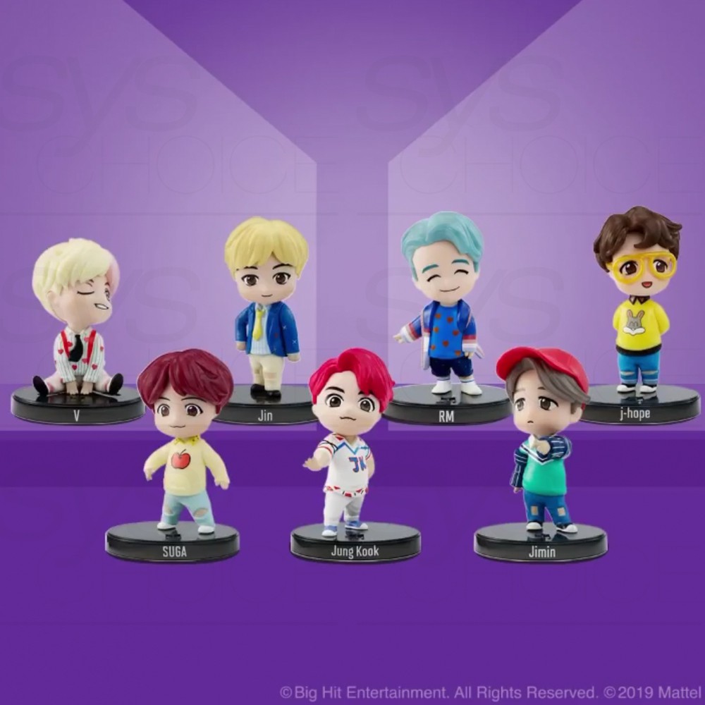 bts figures mattel