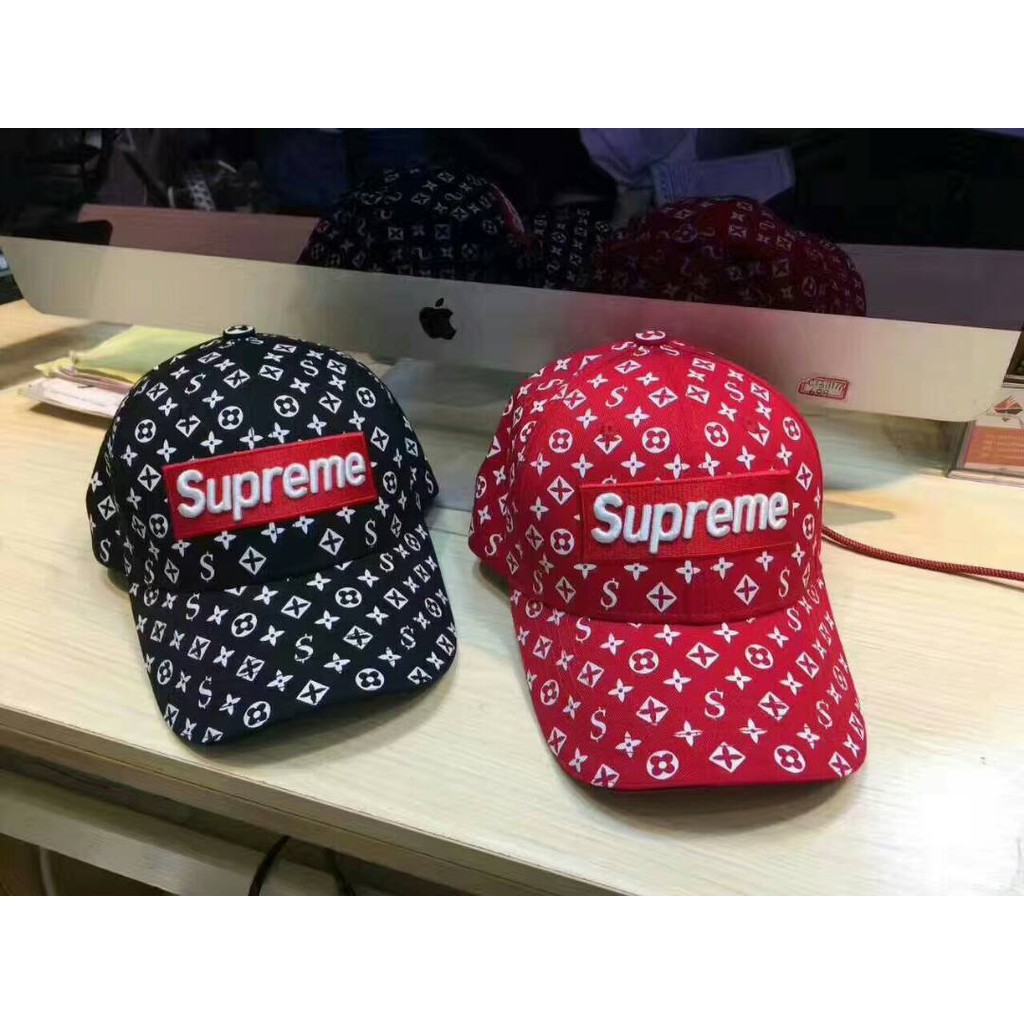 Supreme Louis Vuitton Hat Red - Just Me and Supreme