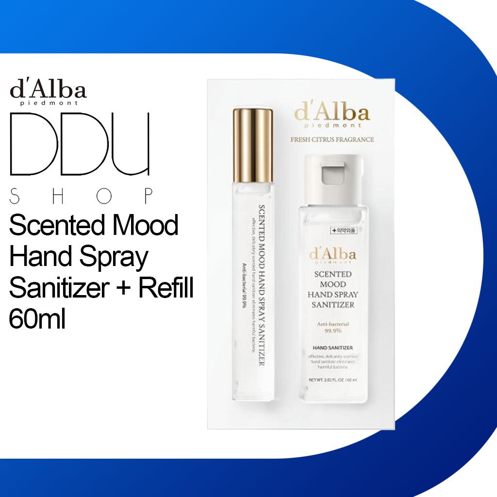 d'Alba /  Scented Mood Hand Spray Sanitizer + Refill 60ml | Shopee Malaysia