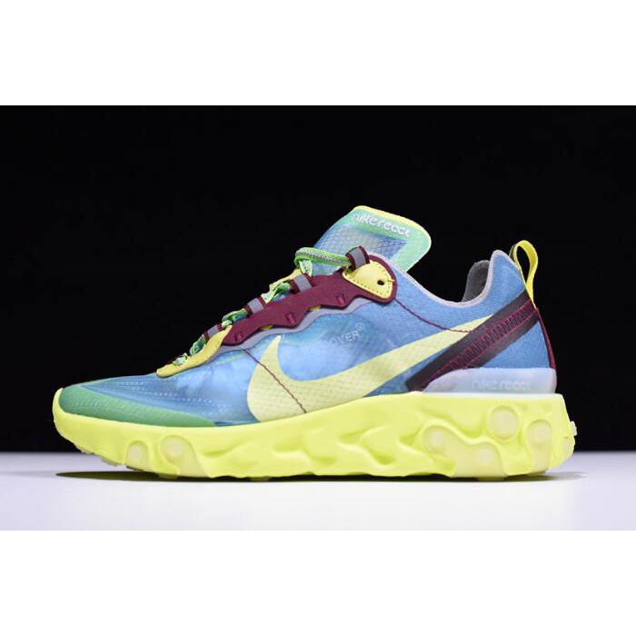 nike x undercover react element 87 lakeside & electric yellow