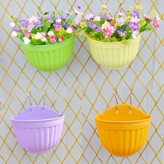 BLS COLOURFUL HANGING PLASTIC FLOWER WALL POT  PASU PLASTIK 