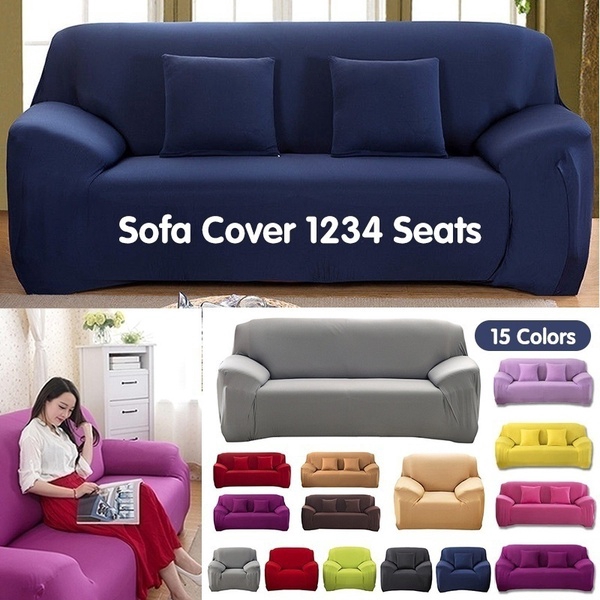 Sofa Covers Couch SlipCover Elastic Fabric Stretch Seater Protector Chair Cover Shopee Malaysia