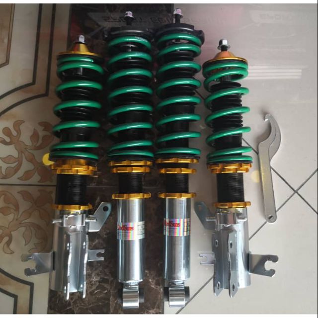 Big sub 100 Redsuns adjustable absorber wira gen2 waja persona satria neo hi lo bodyshift can