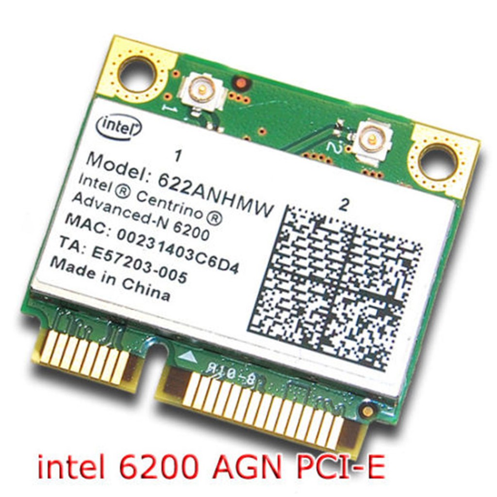 300mbps Intel 60 Dual Band 2 4 5ghz 622anhmw Wireless Wifi Card Dell Shopee Malaysia