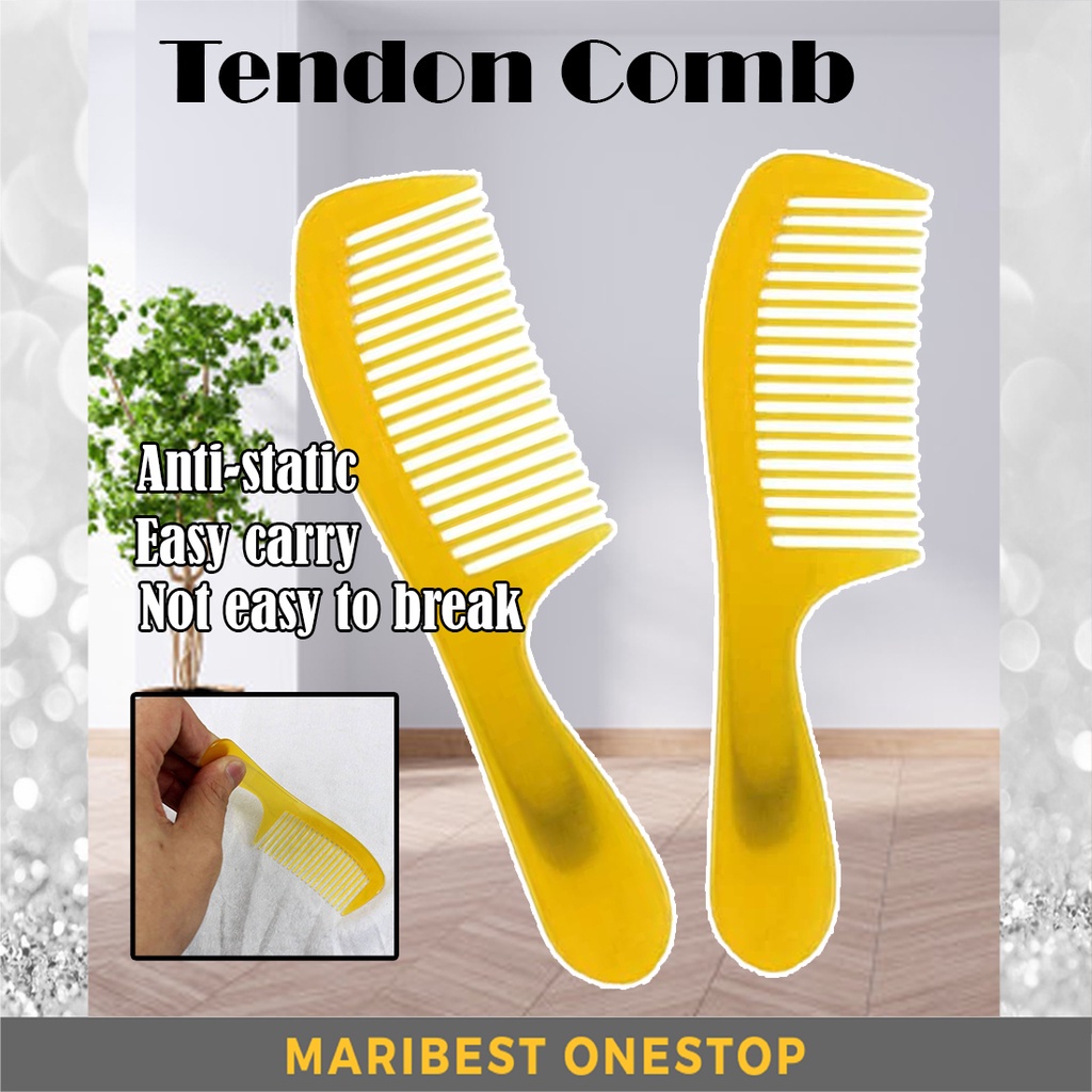Portable Fashion Tendon Comb Anti-Static Hair Comb Small Light Weight牛筋梳防静电美发梳 Sikat Rambut Fesyen Anti-Statik