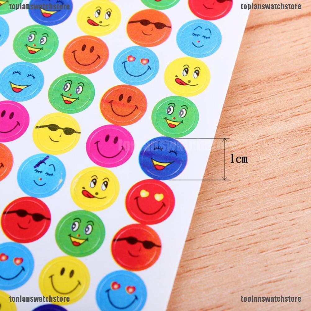 RICISUNG Smiles Face Reward Praise Stickers Label Educational Merit 