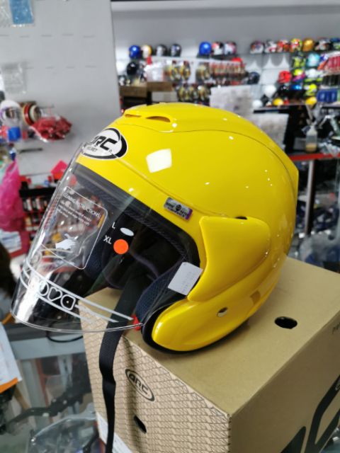 (100%Original) Helmet ARC Ritz Yellow | Shopee Malaysia
