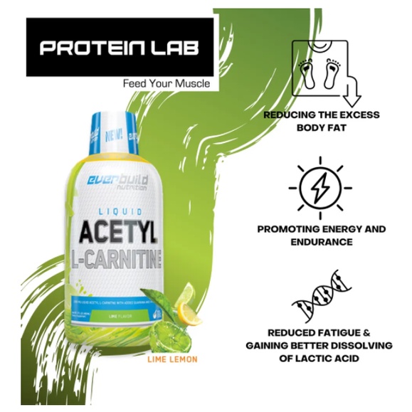 Liquid Acetyl LCarnitine + Guarana 495ML (Lime) Shopee Malaysia