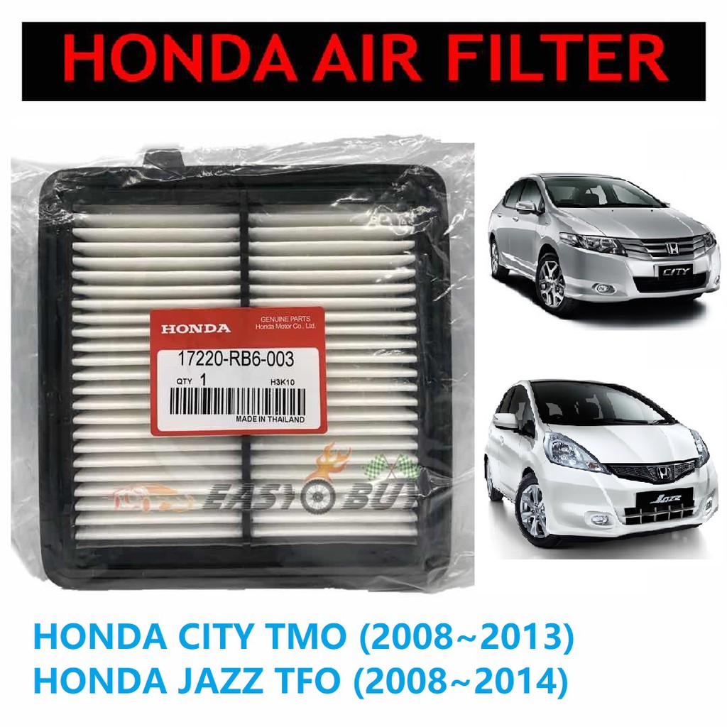 Engine Air Filter Honda City /Jazz Tmo (2008-2013) 17220-Rb6-003 | Shopee Malaysia