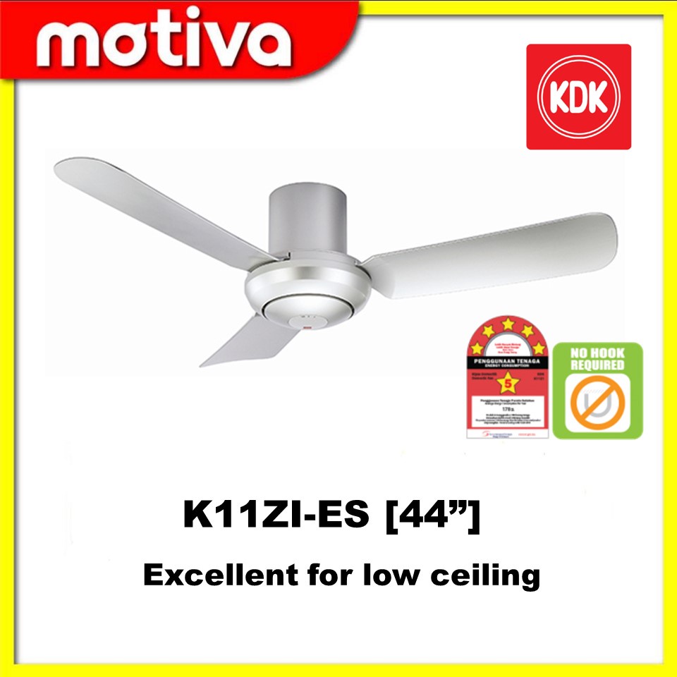 KDK K11Z1WT (44") CEILING FAN (READY STOCK) Shopee Malaysia